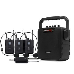 MEGALINE MGP-1009D3 100W 강의용무선마이크 충전식앰프 이동식 휴대용 포터블엠프, 본체 헤드셋 헤드셋 헤드셋