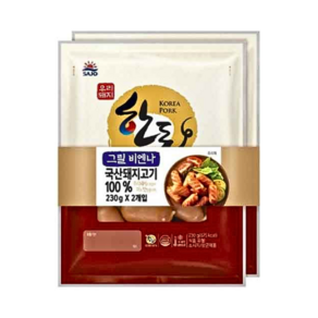 사조대림 [대림냉장] 한돈그릴비엔나 460g(230gx2) x3개, 460g, 3개