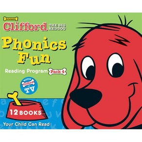 Cliffod Phonics Fun Pack 4 : 12 Books Box 세트 StoyPlus QR 전 12권, Scholastic