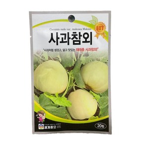 사과참외 씨앗 20립 [24년포장] 맛있는 참외종자, 1개