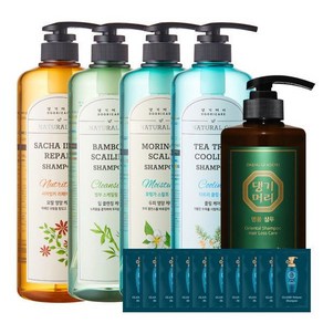 댕기머리 허벌 샴푸 1000ml 2개+샴푸10매 초 BEST 명품 티트리 모링가 사카잉키 트리트먼트 외, 04_허벌 사카잉키 리페어 샴푸 1000ml, 1개, 1L