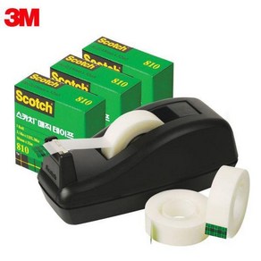 3M 스카치 매직 테이프 오피스팩 SM-3딜 (18mm x32M) 디스펜서 리필3롤