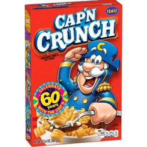 [미국직배송]캡틴 크런치 오리지널 시리얼 Cap'n Cunch Oiginal Beakfast Ceeal, 360g, 1개