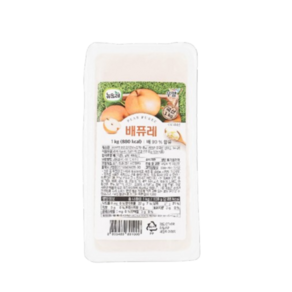 [뉴뜨레] 냉동 배퓨레 (국산 가당), 1kg, 1개