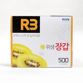 코멕스 위생장갑 500매 일회용 위생 비닐장갑, 1개