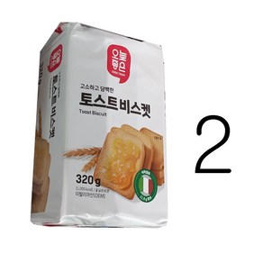 오늘좋은 토스트 비스켓, 2개, 320g