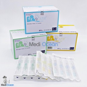 덕우 정맥카테터 I.V Cathete 16G 1.75inch 1박스 50개 11291, 1개