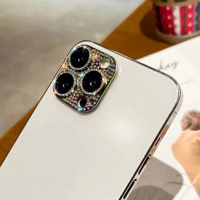 아이폰14 카메라렌즈보호 트윙클 풀커버 iPhone14, iPhone14/14Plus, 퍼플, 1개