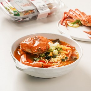 전참시 이국주 캠핑용 속초 홍게라면 밀키트 홍게 한마리가 통째로, 700g, 2개