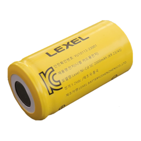 렉셀 e-Keep 니카드 C사이즈 2000mAh 충전지 드릴 청소기 Ni-Cd 충전배터리, 1개, 1개입