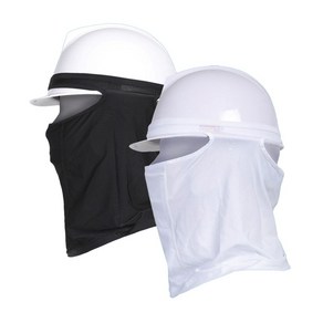 안전모 쿨링마스크 냉감스카프 고정형 메쉬 전면, 본상품선택, 본상품선택, 1개