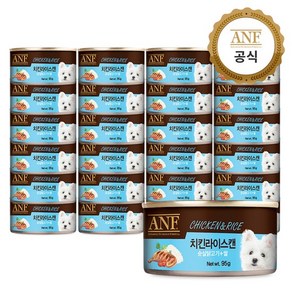 ANF 강아지간식캔 독 치킨라이스 24개입 1Box 2.28kg(95g*24), 없음, 95g, 24개