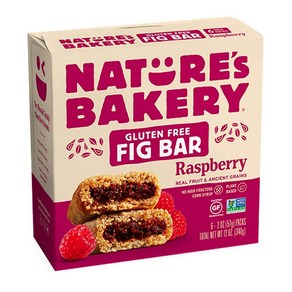 Natue's Bakey Raspbey Fig Ba 6 Count 2 Ounce, 1개