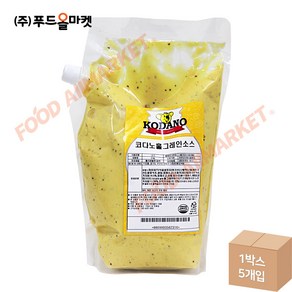 푸드올마켓_ 코다노 홀그레인소스 2kg /냉장 머스타드소스, 1개