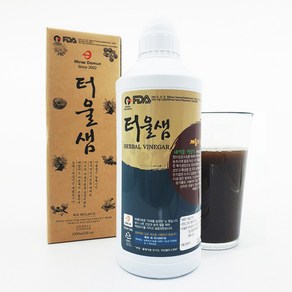 로아스 터울샘 천연 발효 한방식초, 1L, 1개
