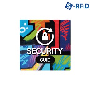 CUID PVC 스티커 태그 도어락 공동현관 복사 스마트폰 MCT RFID 태그, 1개, 01. 25X25 사각 PVC 디자인(No.1P)