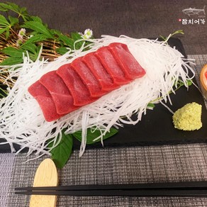 [참치어가]손질없이 먹는 슬라이스 참치 회 참다랑어 속살 120g, 1개