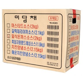 미담채 일식돈까스소스 풍미가 가득한 찍먹용, 6개, 2kg