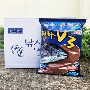 낚시여행 천하-v3 감성돔떡집어제 파우더 1box(10ea), 10개