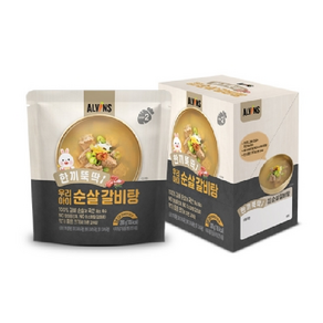 엘빈즈 한끼 뚝딱 우리아이 사골곰탕/순살 갈비탕 1박스, 200g, 5개