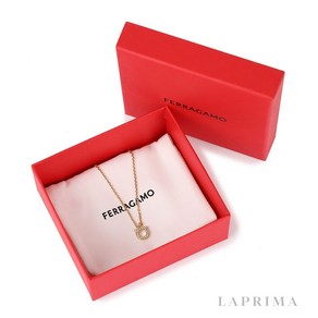 [살바토레 페라가모] [FERRAGAMO] 페라가모 간치니 목걸이 76-0131 GOLD 696654