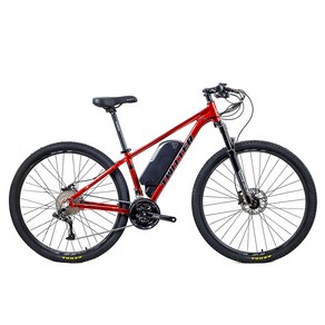 트위터전기자전거 E5후륜구동 RS30단350W 13A AIR FORK 29인치 85%박스배송, 1개, 15cm, 블랙레드