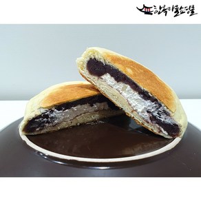 리베이커리 수제 생크림단팥빵 140g x 10개입 쌀가루 군산빵집 사무실간식 단체빵주문, 10개