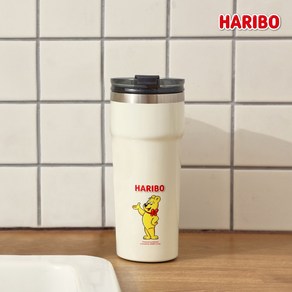 하리보 골드베어 투고 텀블러, 베이지, 500ml