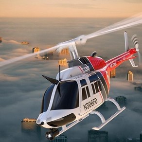 무선조종헬기 c 무인 헬리콥터 C138 BELL206, 2개, 블루, 1개