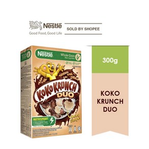 말레이시아 아침식사 네슬레 코코 크런치 듀오 시리얼 NESTLE KOKO KRUNCH DUO Ceeal (300g), 300g, 1개