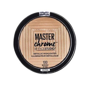 Maybelline New Yok Facestudio 마스터 크롬 메탈릭 하이라이터 메이크업 몰튼 로즈 골드 6.8g0.22온스