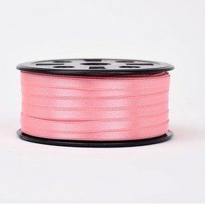 리본 끈 공단 주자 선물 포장 리본 크리스마스 리본 6mm 100yd, 12.살구핑크색