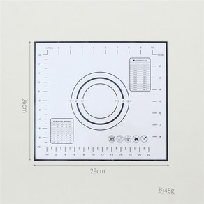 파스타 만두 반죽 봉 밀대 제빵 밀가루 베이킹 롤러 수제비 칼국수 대형 실리콘 패드 주방 논스틱 표면 롤링 매트 체중계 요리 페이스트리 시트 오븐 라이너, 1개, Black-26X29cm