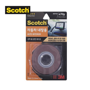 3M Scotch 자동차 내장용 폼 양면테이프(IT122 IT182 ITTR20 HRS101), 1개