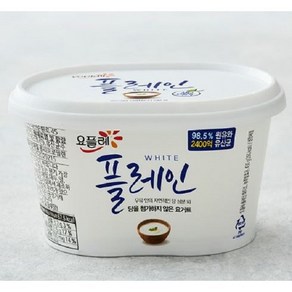 요플레 플레인 화이트, 900g, 6개