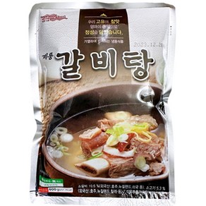 즉석식품 냉동 진한 소갈비탕 600g, 3개