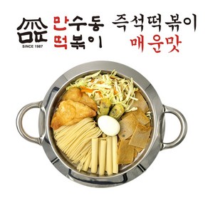 즉석떡볶이 매운맛 (2인 즉석떡볶이 밀키트) 1728g 만수동떡볶이 만떡, 1개, 1.728kg