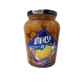 [신중국식품] 진심 과일통조림 복숭아 산자 귤 리치 통조림, 1개
