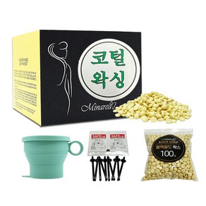 미나래 코털 제모 셀프 왁싱 전문키트, 1개, 100g
