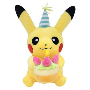 포켓몬 생일 축하 피카츄 인형 25cm, 1개, 혼합