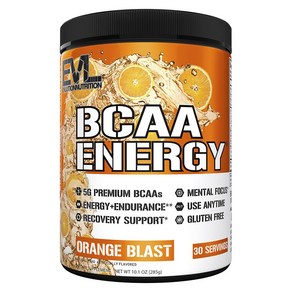 EVLUTIONNUTRITION BCAA 에너지 오렌지 블라스트