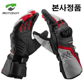 MOTOBOY 모토보이 오토바이 방한장갑 바이크 겨울장갑 라이딩글러브, GVO2 타공없음 블랙, 2XL