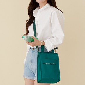 토트 크로스 보냉가방, 그린, 1개