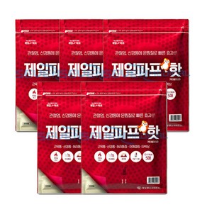 제일핫파프 핫파스 어깨결림 관절통 온찜질파스, 5매, 5개