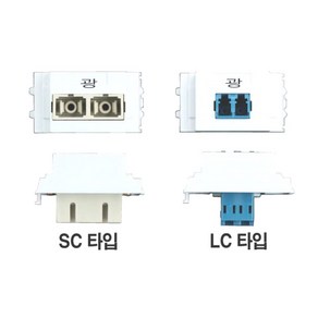 F/O 아울렛 대각형 매입 광아울렛 모듈 SC LC 매입형 광콘센트 광모듈, SC 1구 (플레이트+샤보트(붙임쇠)-필요없음), 1개