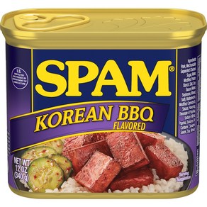 미국 SPAM 스팸 코리안 바베큐맛 12oz, 1개, 340g