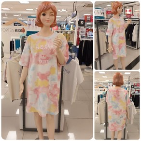 [에꼴리에] 22년 여름신상! ** 물나염 쿨 원피스~ 빠른배송** 주니어 여아용 물나염이 멋스럽고 편안하며 시원하고 활동적인 소녀취향의 스윗 체리 물나염 쿨 원피스