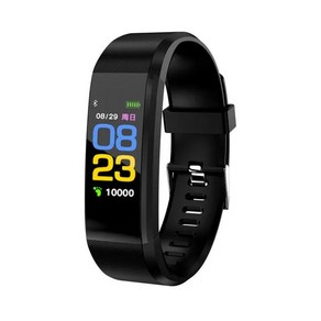 팔찌 심박수 혈압 스마트 밴드 피트니스 트래커 Smatband 블루투스 호환 fitbits 워치, [01] Black