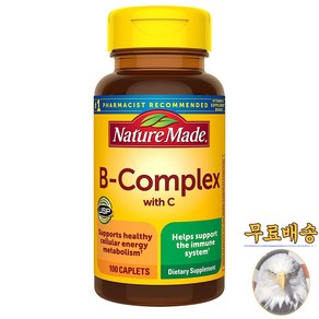 미국산 네이처메이드 비타민B 컴플렉스 100정 비타민C Natue Made Vitamin B Complex 선물증정, 1개