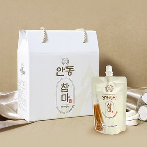 껍질 벗긴 국산 안동 참마즙 110ml 15포 고급스파우트형